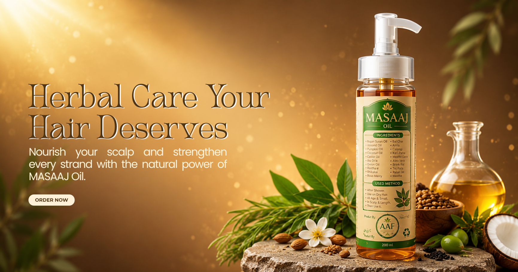 Herbal Hair Care Banner